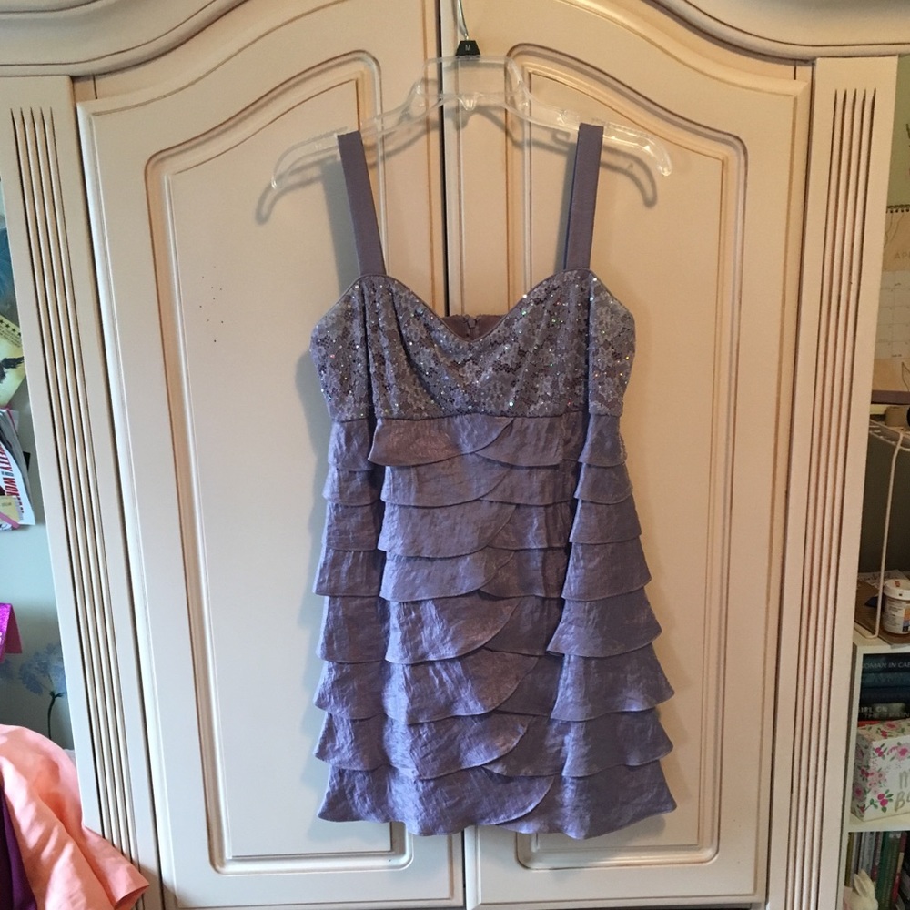Purple Junior Prom Dress